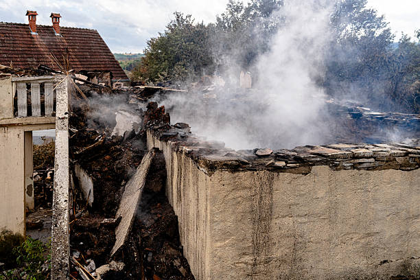 Professional Emergency Fire Cleanup technician working in Stanchfield, MN